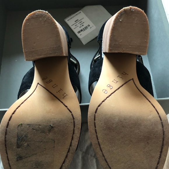 Nordstrom Hinge Shoes - Hgcora-lea Black Suede - Picture 5 of 7